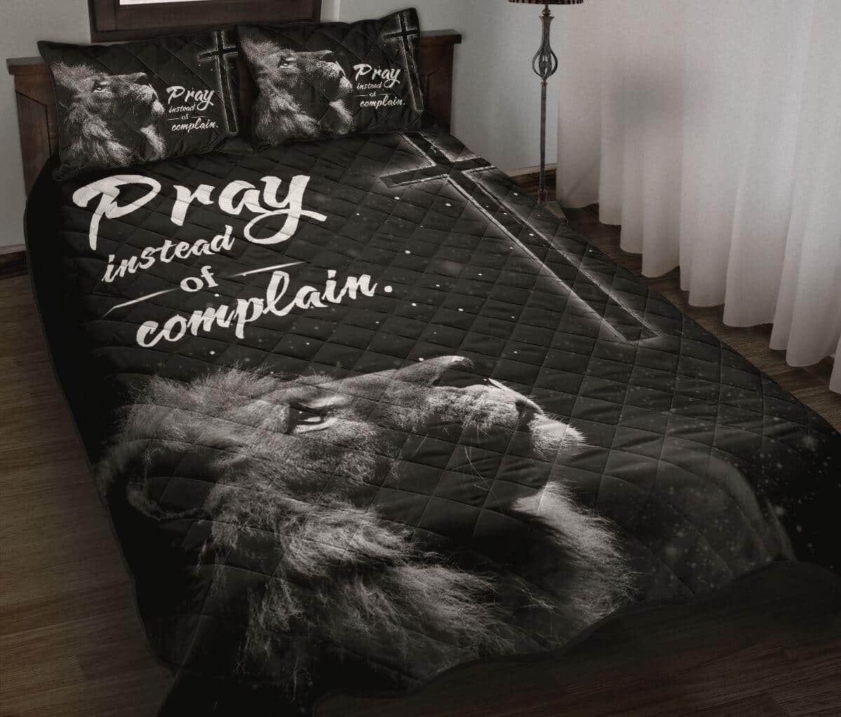 pray-instead-of-complain-lion-bed-thehappywood-com-2024-clean