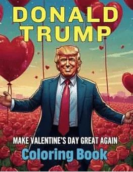 Donald Trump - Make Valentines Day Great Again - Coloring Book